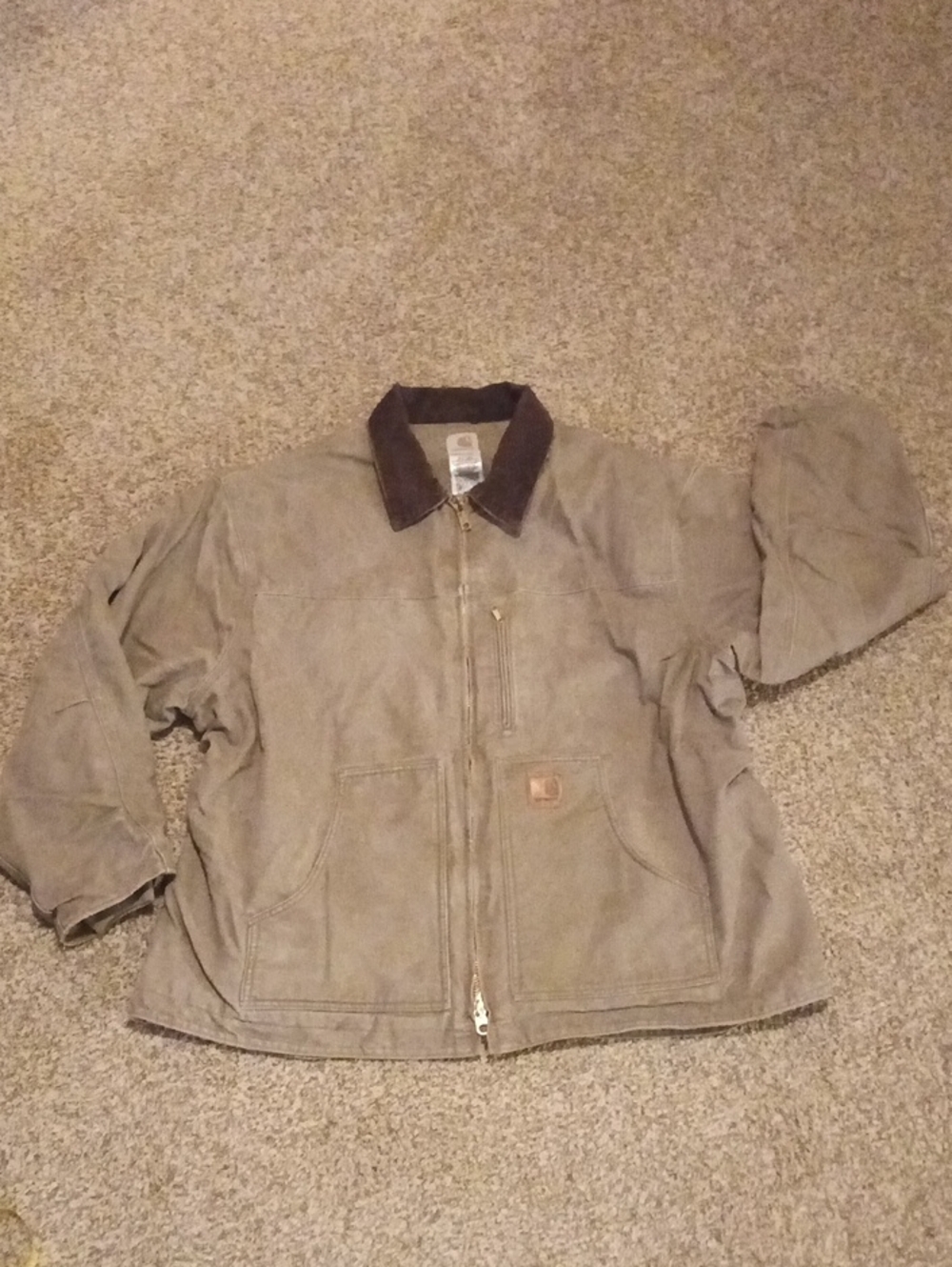 Men's Big & Tall Carhartt Sherpa-Lined Work Coat